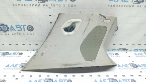 Накладка задней стойки задняя левая BMW X7 G07 19-26 Elfenbein-Weiss под динамик, с заглушкой, затерта, под химчистку, надрывы