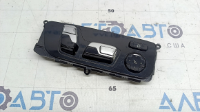 Управління пасажирським сидінням BMW X7 G07 19-26 з поперековою та бічною підпорою, Komfort, чорний глянець з хромом, подряпиною