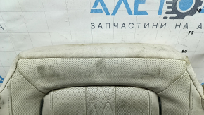 Обшивка подушки сидіння водія BMW X7 G07 19-25 шкіра Vernasca, Elfenbein-Weiss, з підігрівом, з вентиляторами обдування, під хімчистку, потріскана шкіра
