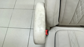 Сидіння 2 ряди ліве BMW X7 G07 19-22 з airbag, електричне, підігрів, під 6 місць, шкіра Vernasca, Elfenbein-Weiss, під хімчистку