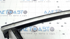 Молдинг двері верхній передньої правої з ущільнювачем скла BMW X7 G07 19-26 матовий хром, у клеї, надрив ущільнювача