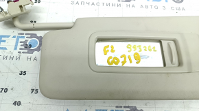 Козирок лівий BMW X7 G07 19-26 Elfenbein-Weiss, без гачка, під хімчистку