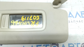 Козирок правий BMW X7 G07 19-26 Elfenbein-Weiss, без гачка, під хімчистку