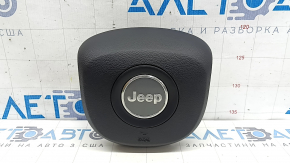 Подушка безопасности airbag в руль водительская Jeep Cherokee KL 19-23 черная, царапины