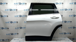 Дверь в сборе задняя левая Jeep Cherokee KL 14-23 тонировка, белый PW7, тычки