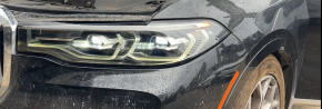 Фара передняя левая в сборе BMW X7 G07 19-22 LED с кронштейном и уплотнителем,  под полировку, желтит LED