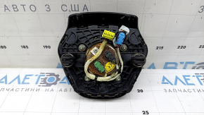 Подушка безопасности airbag в руль водительская BMW X7 G07 19-26 черная, царапина, ржавый пиропатрон