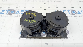 Підсклянники центральної консолі передні BMW X7 G07 19-25 чорний з хромом, подряпинами