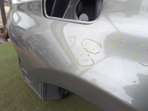 Чверть крило задня права BMW 3 F30 12-18 відпиляно з центральною стійкою, срібло, тички