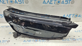 Фара передняя правая в сборе Honda CRV 23-26 LED с черным глянцевым молдингом, одно крепление после ремонта, царапина
