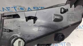 Фара передняя правая в сборе Honda CRV 23-26 LED с черным глянцевым молдингом, одно крепление после ремонта, царапина