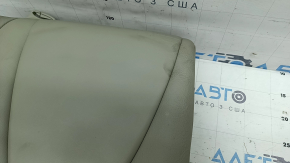 Спинка заднього ряду сидінь ліва Toyota Camry v40 07-09 бежева шкіра, прим'ято, під хімчистку