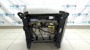 Водійське сидіння Toyota Camry v40 07-09 з airbag, бежева шкіра, електро, з підігрівом, під хімчистку, потріскана шкіра