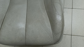 Водійське сидіння Toyota Camry v40 07-09 з airbag, бежева шкіра, електро, з підігрівом, під хімчистку, потріскана шкіра