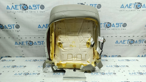 Обшивка спинки пасажирського сидіння Toyota Camry v40 07-09 з підігрівом, бежева шкіра, під хімчистку