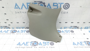 Накладка передней стойки нижняя правая Toyota Camry v40 07-11 бежевая, царапины, побелел пластик