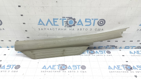 Накладка порога задняя левая Toyota Camry v40 07-11 бежевая, побелел пластик, царапины, под чистку