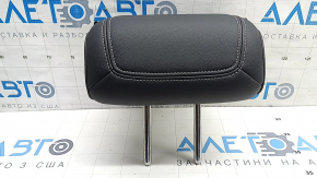 Подголовник 2 ряда центральный Chevrolet Equinox EV 24-26 черная кожа, красная, синяя и серая строчка