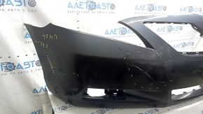 Бампер передній голий Toyota Camry v40 07-09 чорний, потертий, незаводські отвори, здулася фарба, павутинка