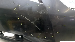 Бампер передній голий Toyota Camry v40 07-09 чорний, потертий, незаводські отвори, здулася фарба, павутинка