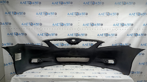 Бампер передній голий Toyota Camry v40 07-09 чорний, потертий, незаводські отвори, здулася фарба, павутинка
