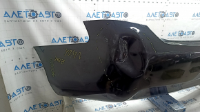 Бампер задний голый Toyota Camry v40 07-11 hybrid, черный, царапины, вмятина, трещины, порван