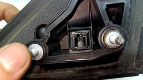 Зеркало боковое правое в сборе Toyota Camry v40 07-11 usa 5 пинов, черное, потерто