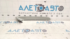 Молдинг нижньої ґрати переднього бампера правий BMW 5 F10 14-16 срібло, без ПТФ. Base