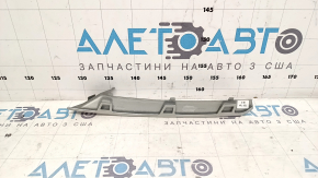 Молдинг нижней решетки переднего бампера правый BMW 5 F10 14-16 серебро, без ПТФ. Base