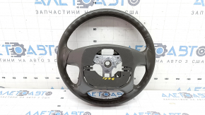 Кермо голе Toyota Camry v40 07-11 шкіра, коричневе, без накладки, без керування круїзом, потерт, подряпини