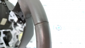 Кермо голе Toyota Camry v40 07-11 шкіра, коричневе, без накладки, без керування круїзом, потерт, подряпини