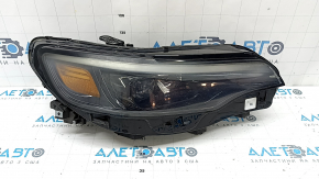 Фара передня права у зборі Jeep Cherokee KL 19-23 LED, жовтить DRL, під полірування