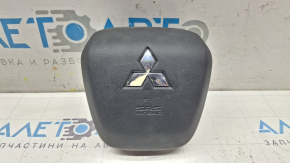 Подушка безпеки airbag в кермо водійська Mitsubishi Outlander 22-26 чорна, обліз хром, подряпина