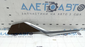 Накладка обшивки двері картки задня права BMW X7 G07 19-25 під дерево ясен глянець з хромом, з підсвічуванням, подряпини
