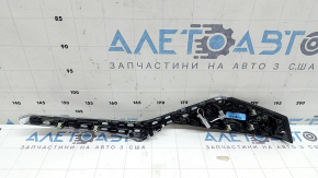Накладка обшивки двері картки задня права BMW X7 G07 19-25 під дерево ясен глянець з хромом, з підсвічуванням, подряпини