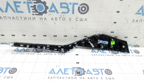 Накладка обшивки двері картки передня права BMW X7 G07 19-22 під дерево ясен глянець з хромом, з підсвічуванням, подряпини