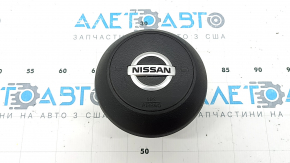 Подушка безопасности airbag в руль водительская Nissan Rogue 21-23 черная, тип 1, царапины