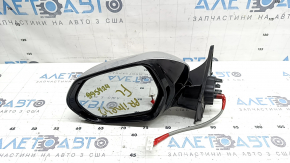 Зеркало боковое левое в сборе Toyota Prius 50 16-20 5 пинов, серебро, царапины