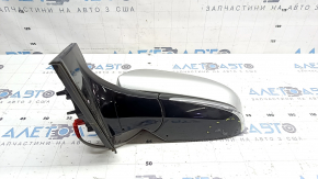 Зеркало боковое левое в сборе Toyota Prius 50 16-20 5 пинов, серебро, царапины