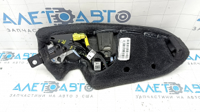 Подушка безопасности airbag заднего левого сиденья Nissan Rogue 21-26 кожа черная