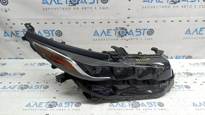 Фара передня права в зборі Toyota Prius 50 Prime 17-19 LED з ущільнювачем та верхнім кріпленням, під полірування