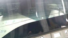 Дверь багажника голая со стеклами Toyota Prius 50 Prime 17-22 серебро 1F7, царапины на стекле