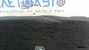Спинка заднего ряда сидений 2 ряд правая в сборе Toyota Prius 50 Prime 17-22 ткань черная, царапины на пластике, дефект ворса на тыльной стороне, вмятины, под химчистку