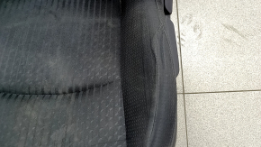 Сиденье водительское Toyota Prius 50 Prime 17-19 без airbag, механическое, подогрев, ткань черная, затерта, под химчистку, заломы