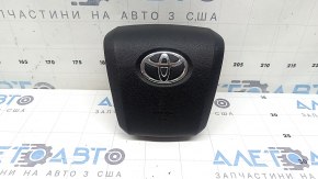 Подушка безопасности airbag в руль водительская Toyota Prius 50 16-22 черная, царапины