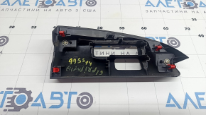 Накладка торпеды левая Toyota Prius 50 16-22 черная, тип 2, царапины