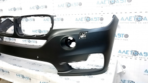 Бампер передній голий BMW X5 F15 14-18 під 2 парктроніки, омивачі фар, без відбивачів