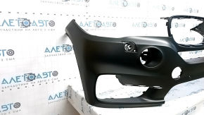 Бампер передній голий BMW X5 F15 14-18 під 2 парктроніки, омивачі фар, без відбивачів