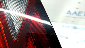 Фонарь внешний крыло левый Nissan Rogue 21-26 галоген + LED, под полировку
