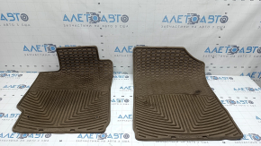 Комплект килимків салону гума Toyota Camry v40 07-11 бежевий, WeatherTech